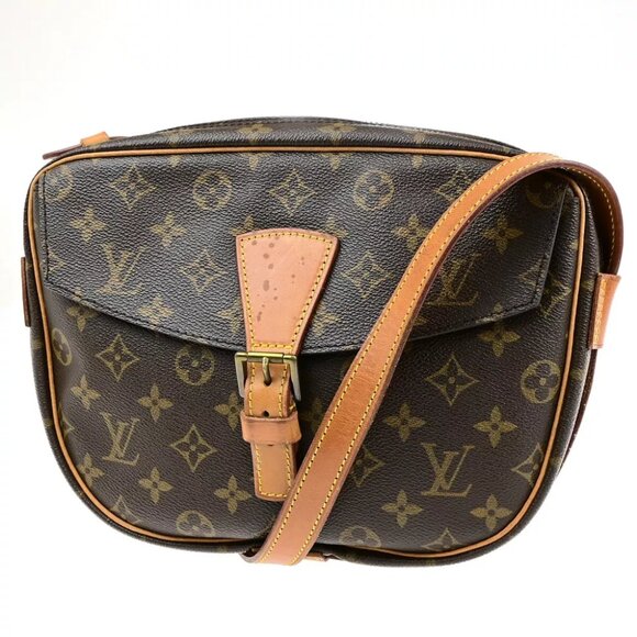 LOUIS VUITTON Jeune Fille GM Shoulder Bag Monogram Leather Brown France M51225 - Picture 1 of 15